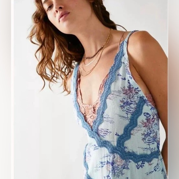 free people intimately slip my mind trapeze dress NWOT - Picture 3 of 9